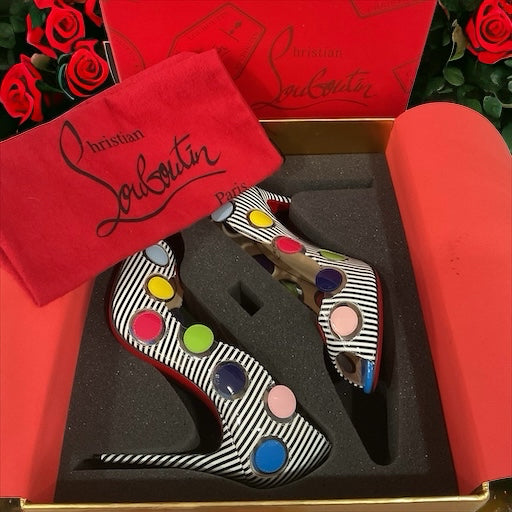 Christian Louboutin Size 7 New Multi-Color Pumps