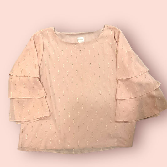 Chico's Size XL Like New Peach Blouse