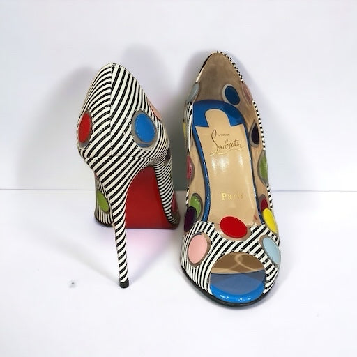 Christian Louboutin Size 7 New Multi-Color Pumps