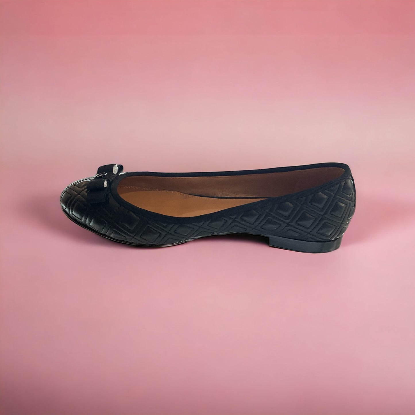 Tory Burch Size 6.5 New Black Flats