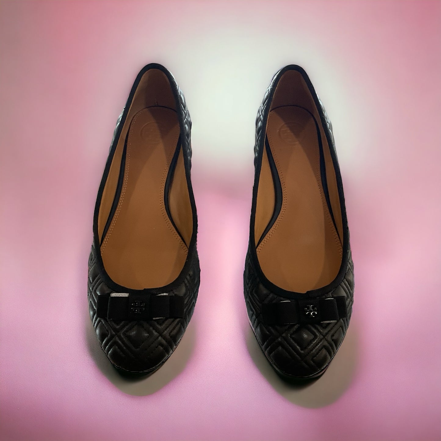 Tory Burch Size 6.5 New Black Flats