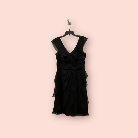 Adrianna Papell Size 6 Good Black Dress