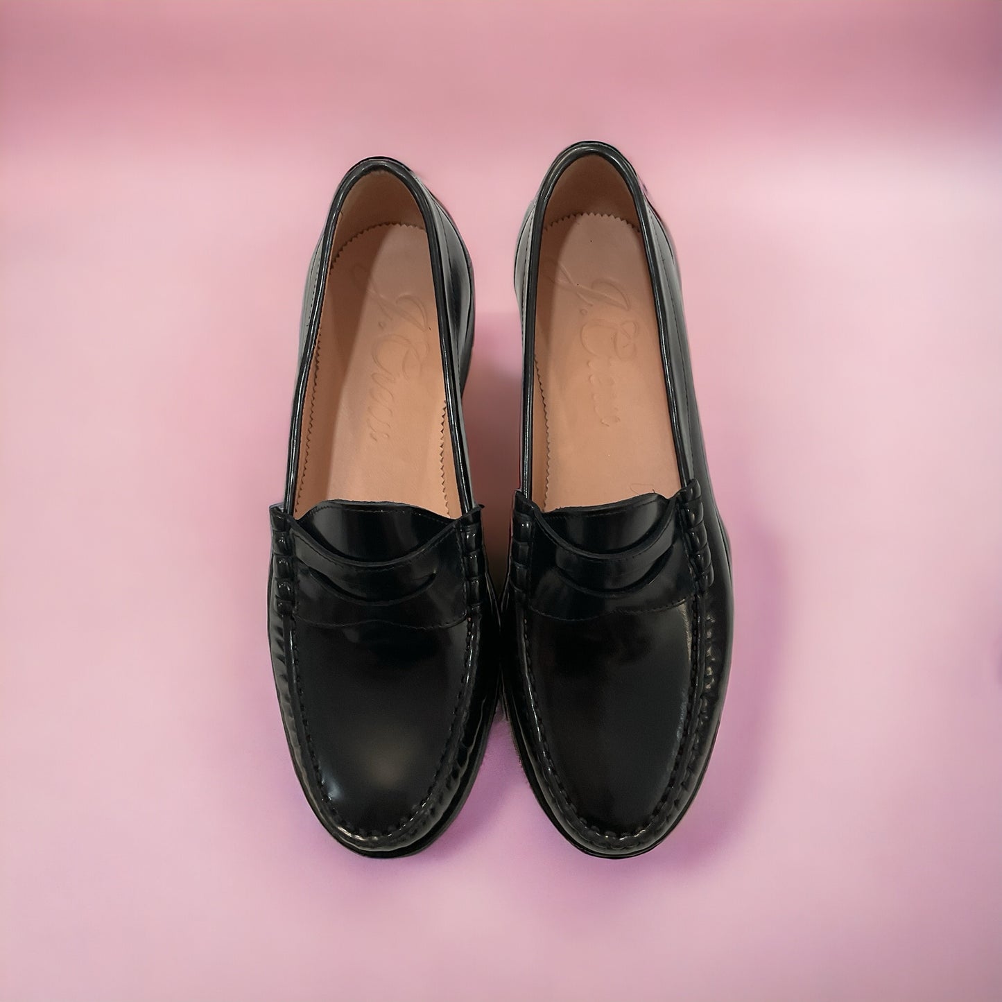 J. Crew Size 7.5 New Black Loafers