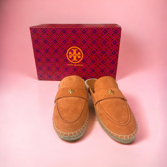 Tory Burch Size 9.5 NWT Orange Espadrilles